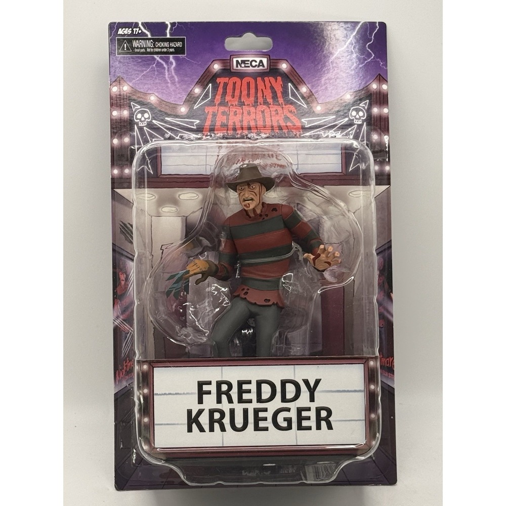 NECA Toony Terrors Nightmare on Elm Street Freddy Krueger Action Figure S1